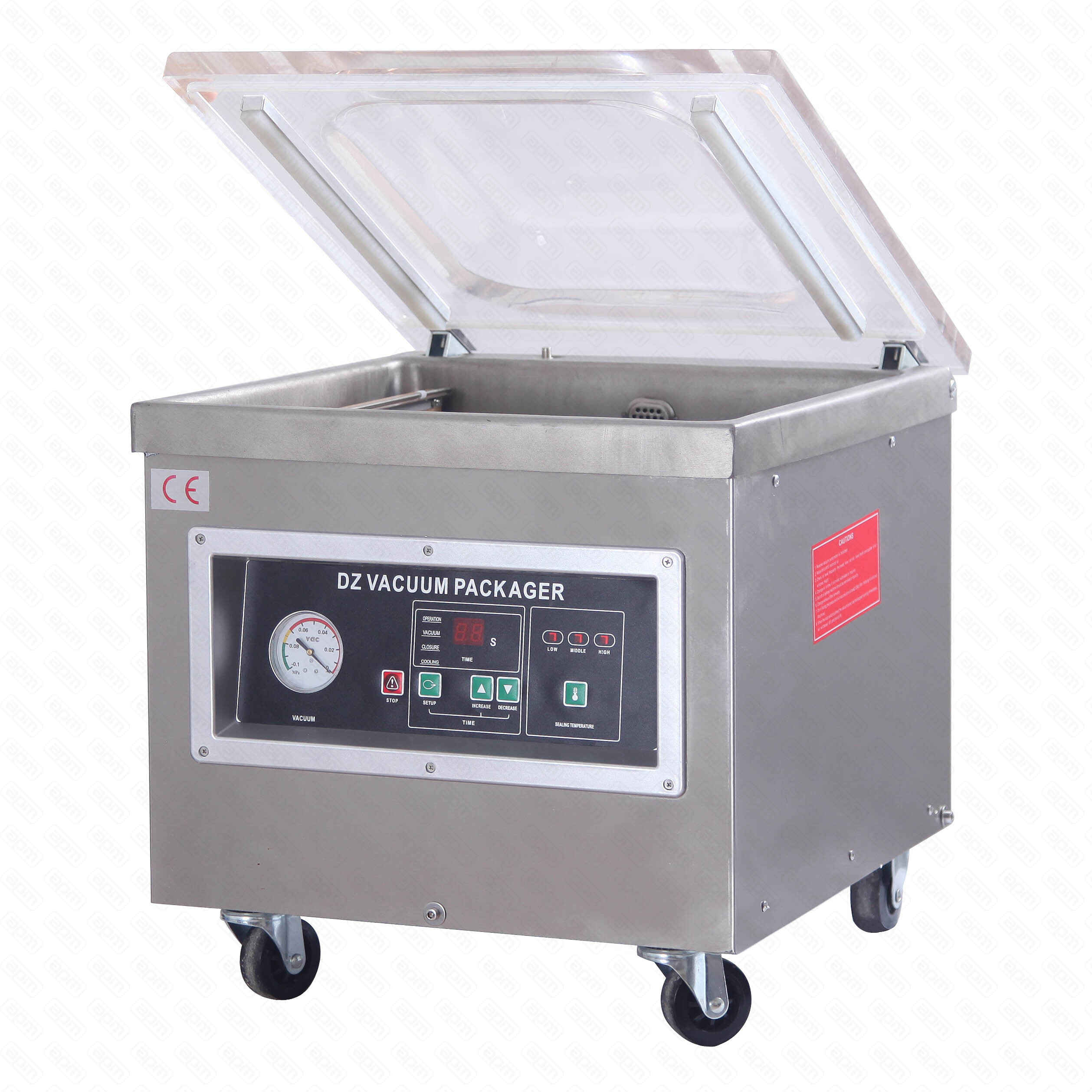 Настольный вакуумный упаковщик DZQ-4002T нерж обрезка