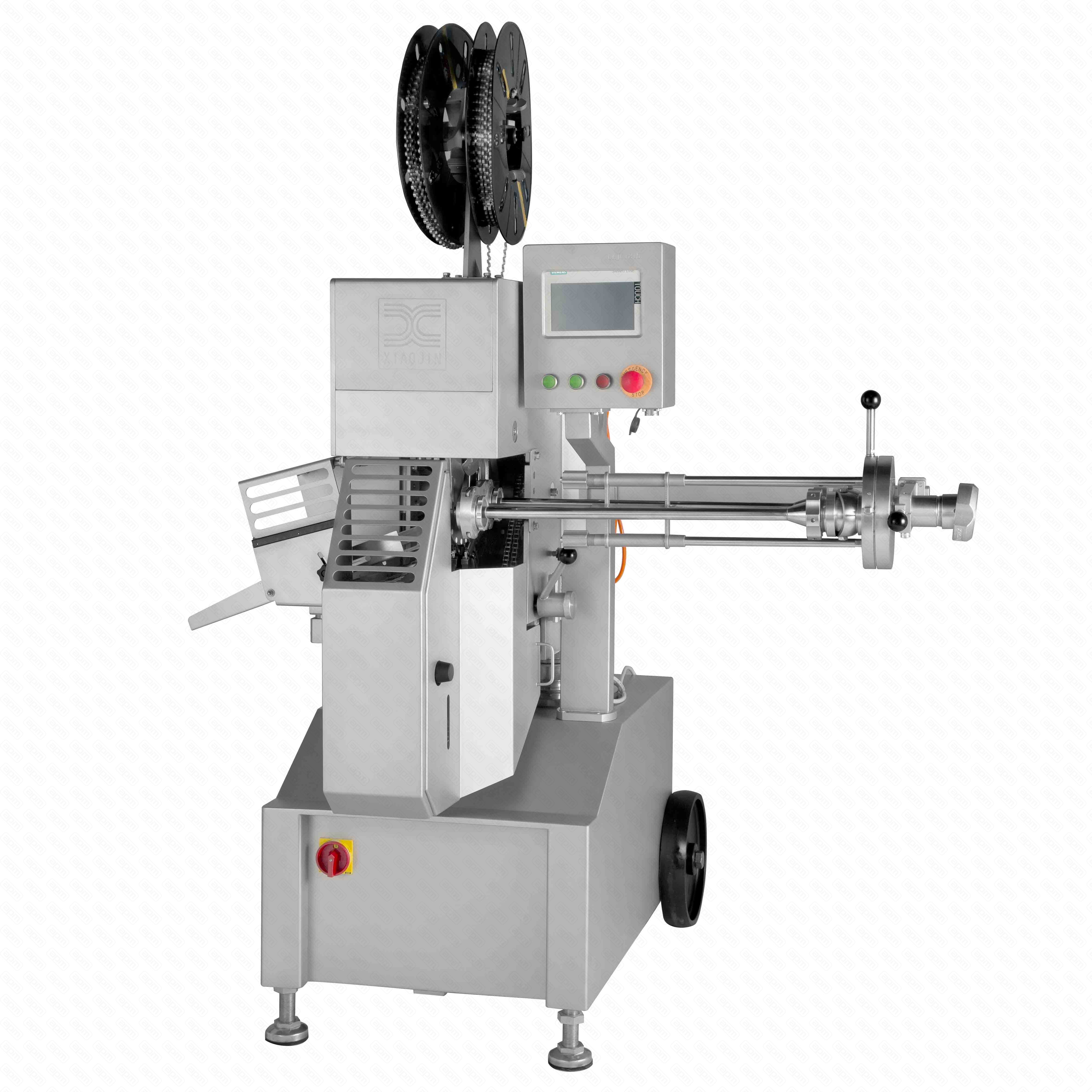 Автоматический двухскрепочный клипсатор DKJC 1815 с наложением петли