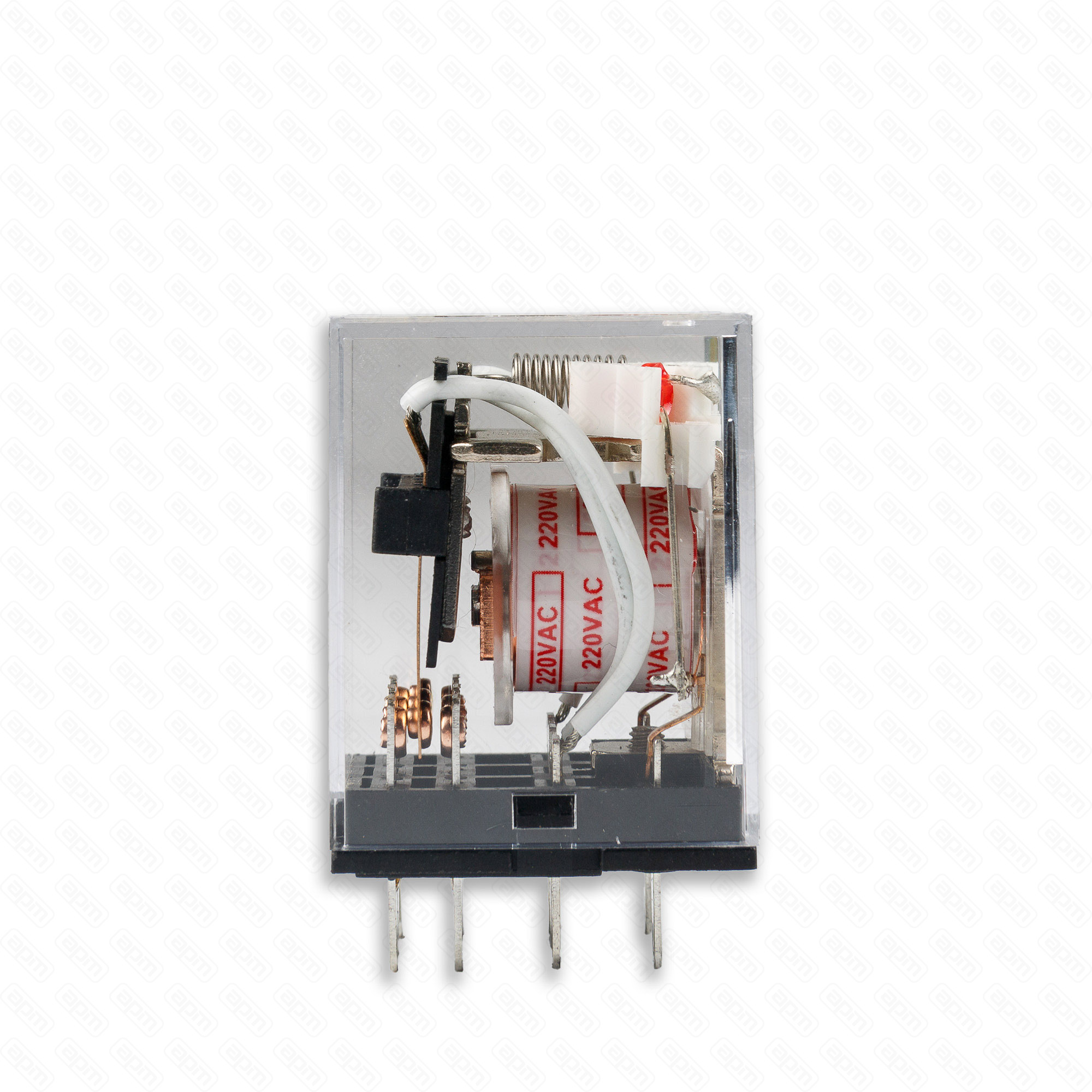 Промежуточное реле JZX-22F D 24 VAC 220V 3 перемычки