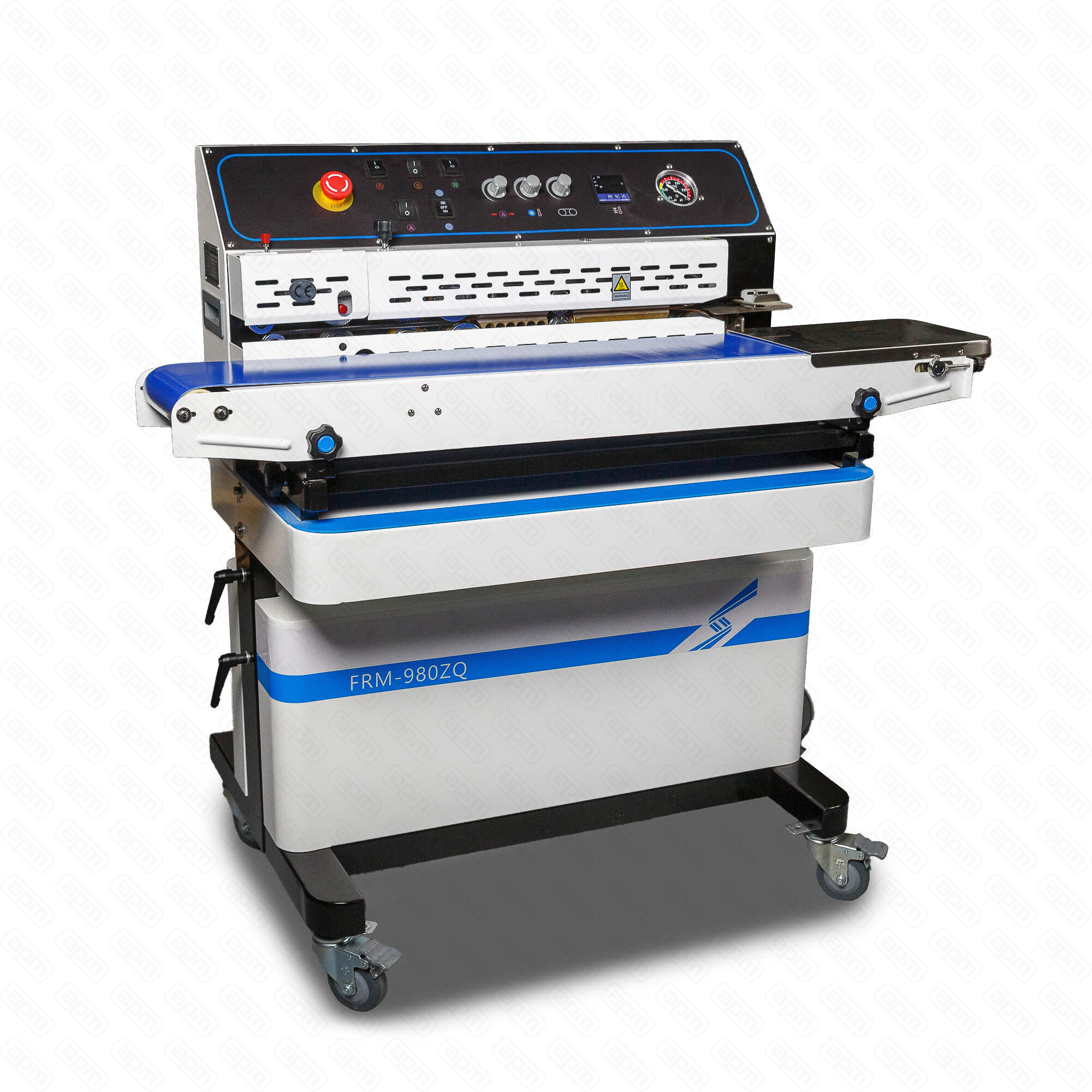 Конвейерный запайщик с функцией откачки воздуха и наполнения воздухом FRM-980ZQ