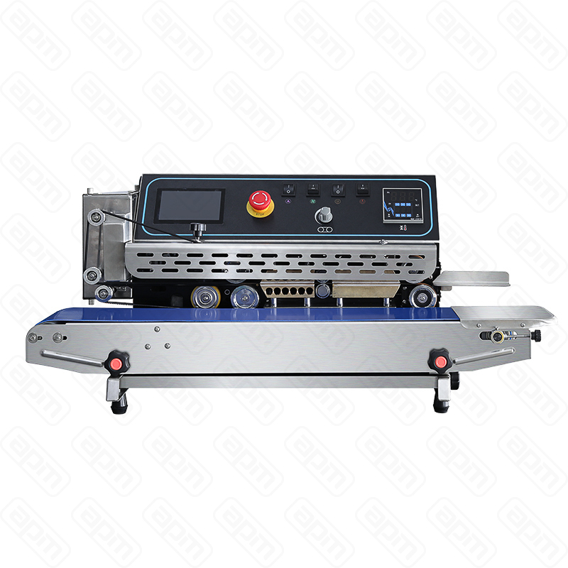 Горизонтальный конвейерный запайщик FRP-770I SS нерж каплеструйный принтер