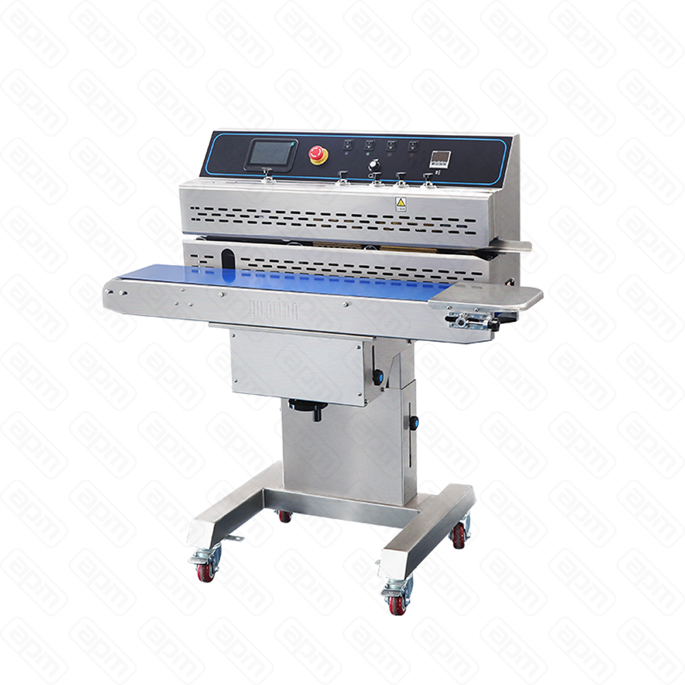 Горизонтальный конвейерный запайщик FRP-1120W нерж каплеструйный принтер