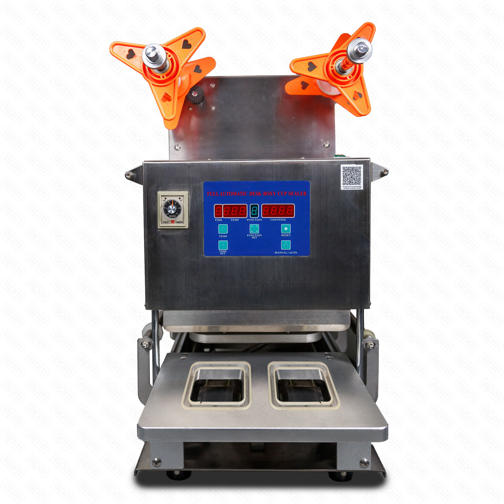 Запайщик лотков HL-95A SS 187х137x63 мм 2 лотка за цикл