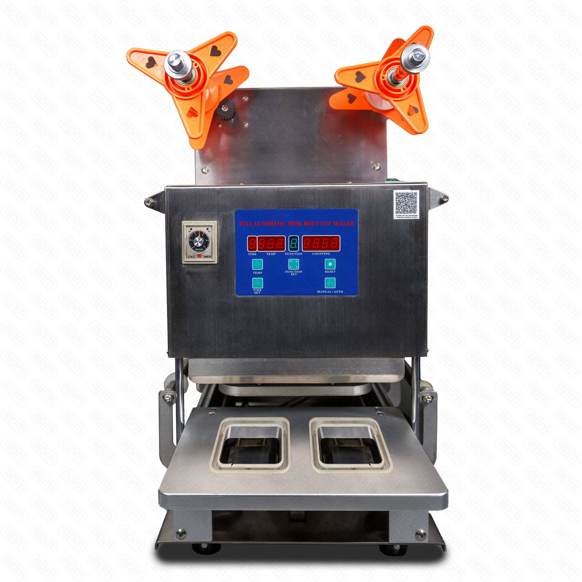 Запайщик лотков HL-95A SS 1829620-55 мм 2 лотка за цикл счетчик уголок надрыва пленки