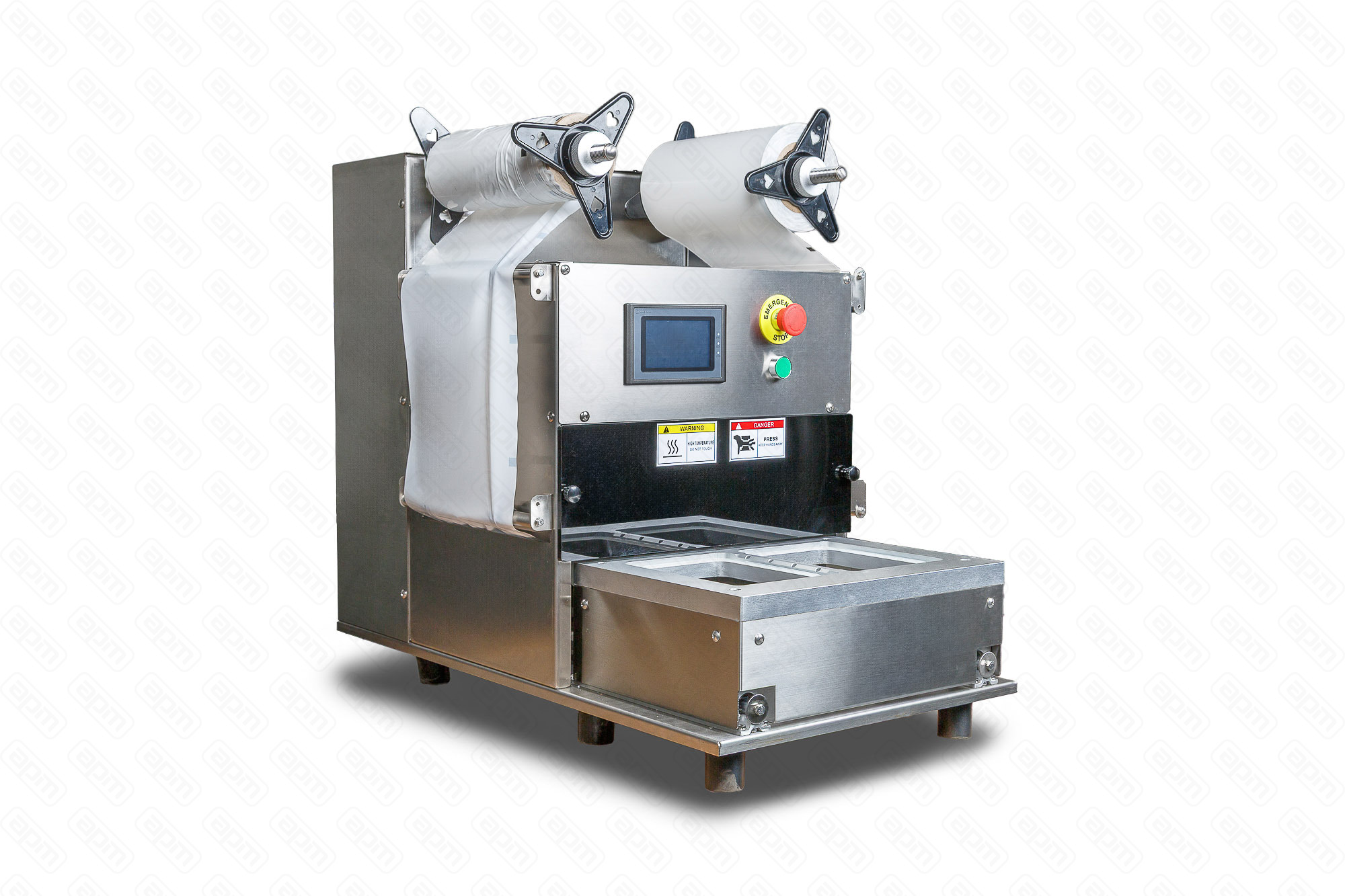 Запайщик лотков с газонаполнением EV-271 187137120 мм 2 лотка за цикл