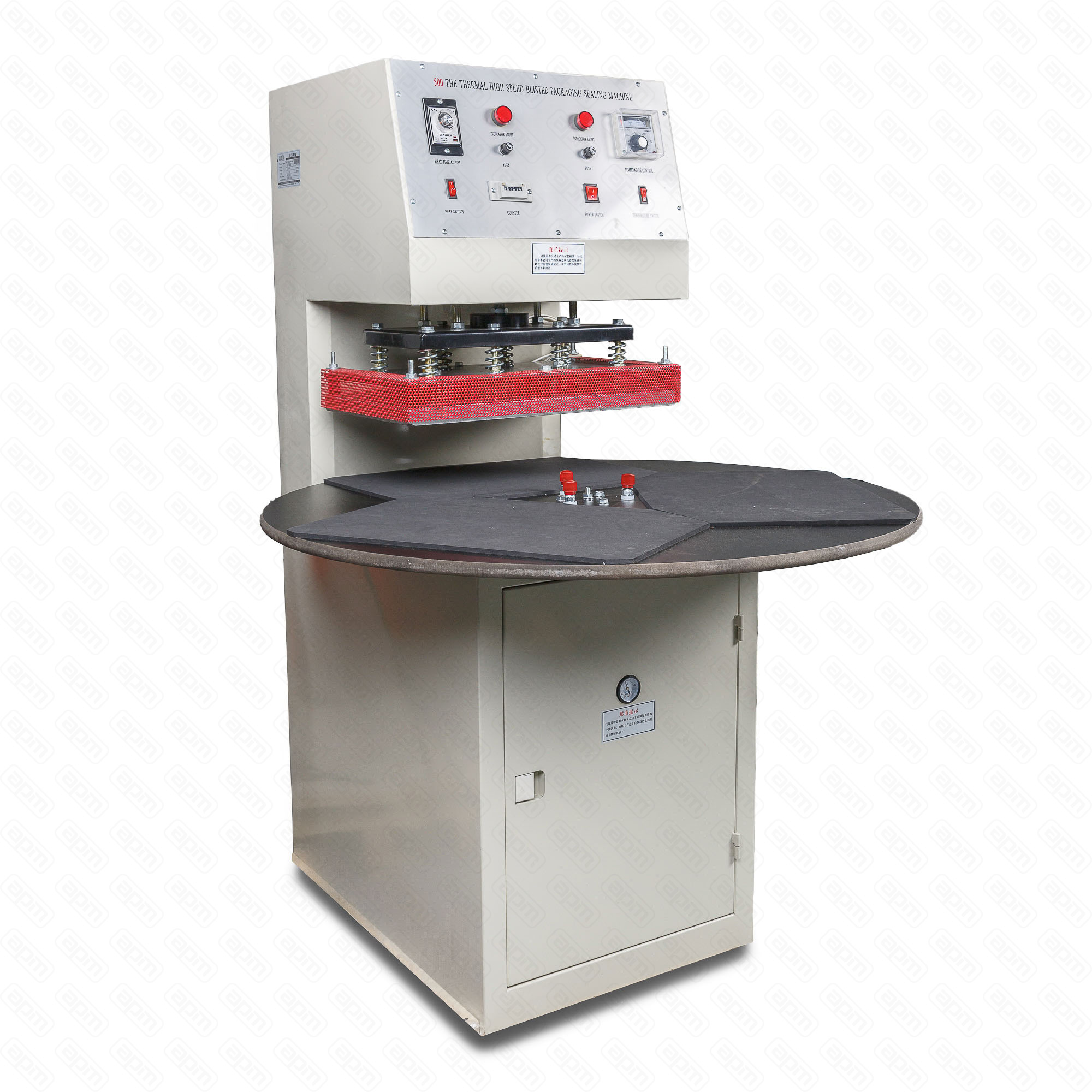 Блистер упаковочная машина верхний нагрев XBF-500S