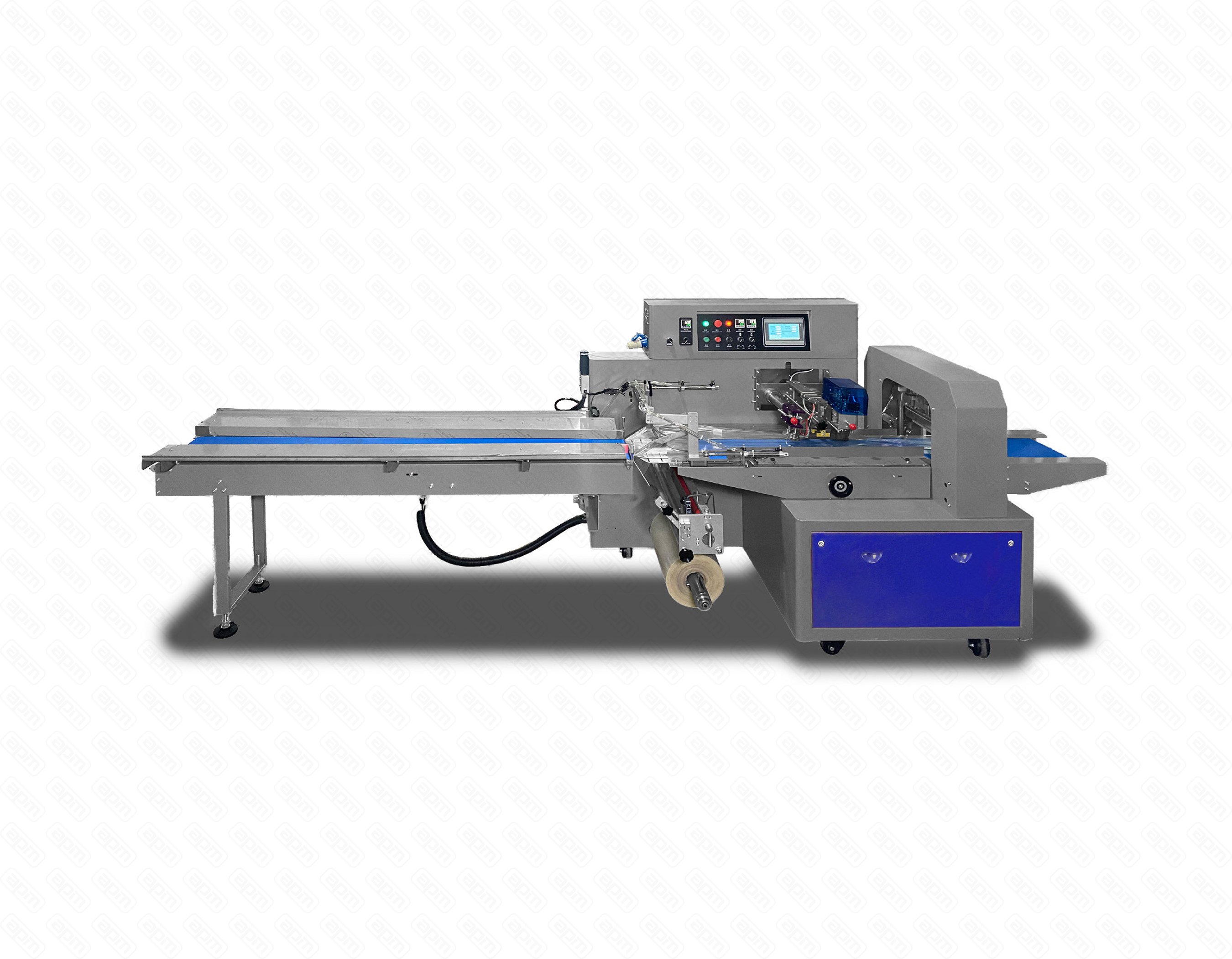 Горизонтальная упаковочная машина DXDZ-600XV 3 servo вакуумизация насос 100 м3ч лент 280 мм min bag L 180 H max 100