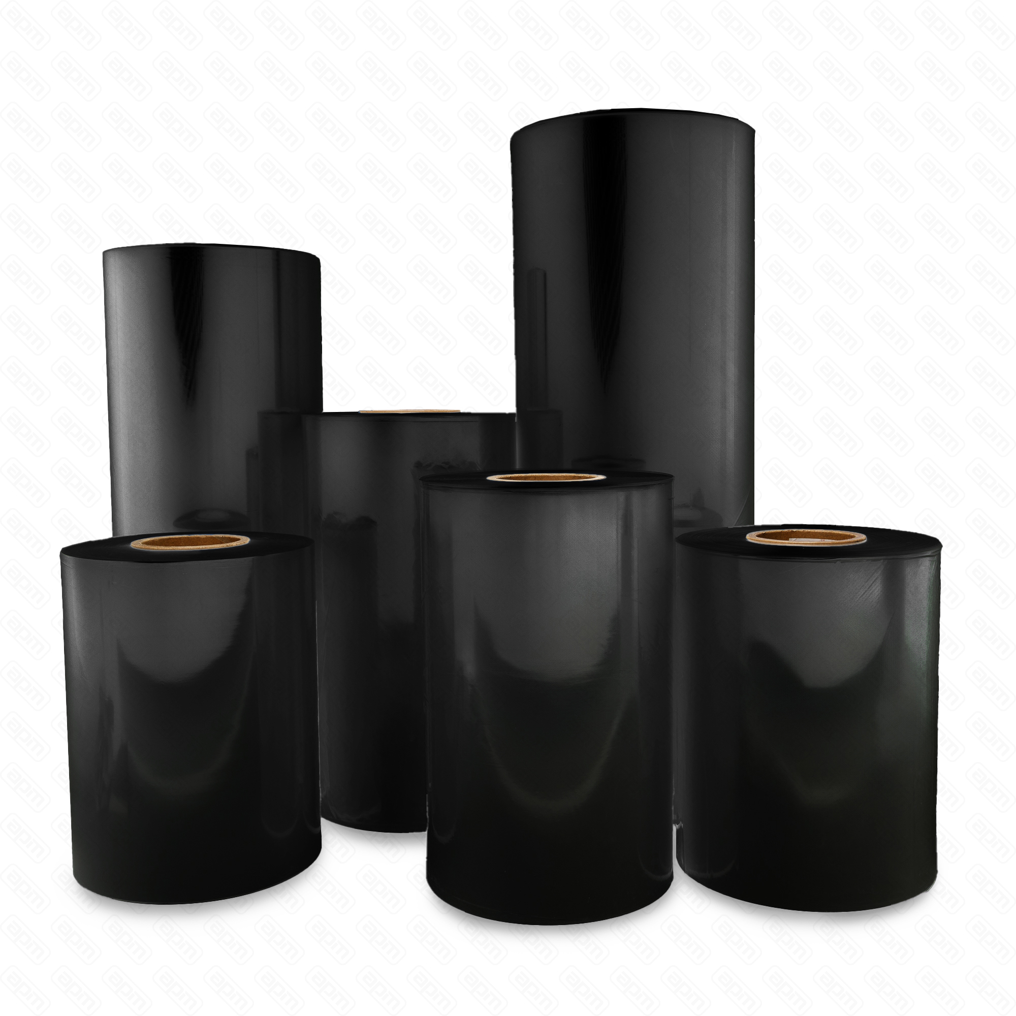 Термоусадочная пленка ПОФ Hualian черная 200мм 19мк 600м