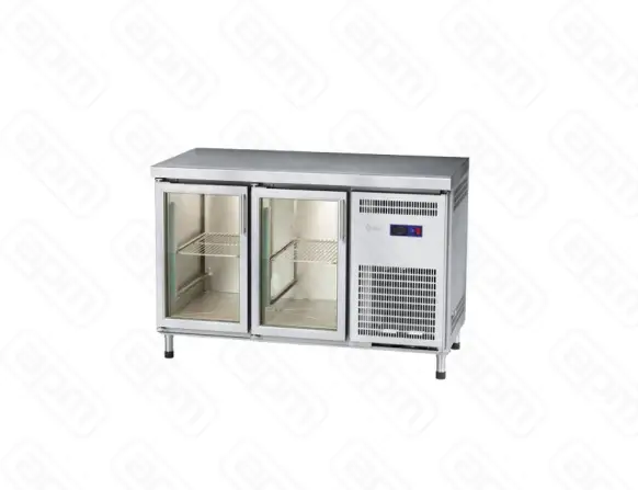 Стол холодильный среднетемпературный СХС-60-01 без борта дверь-стекло дверь-стекло