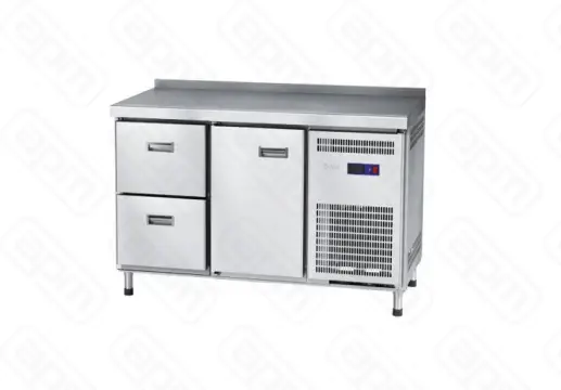 Стол холодильный среднетемпературный СХС-60-01 с бортом дверь ящики 12