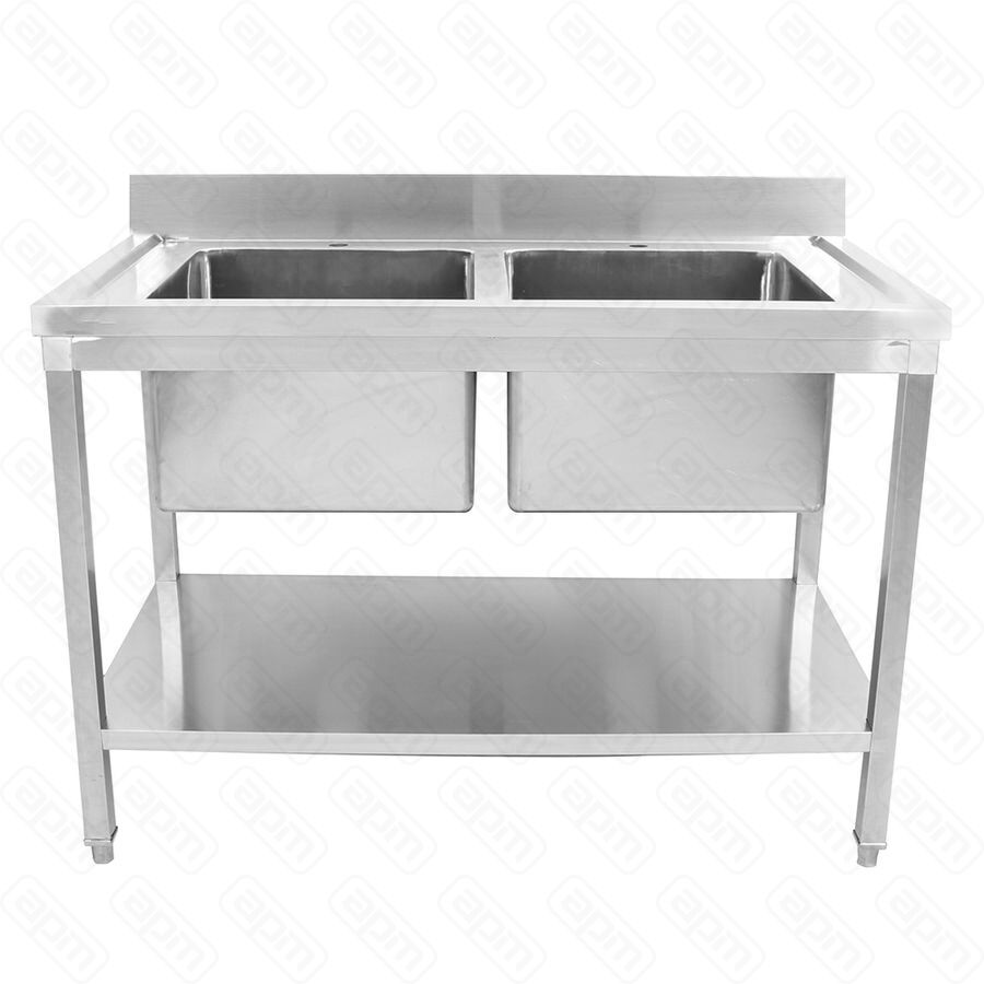 Ванна моечная с бортом нержVA-STD250A 1200х700х850 мм