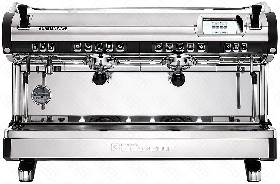КОФЕМАШИНА РОЖКОВАЯ NUOVA SIMONELLI AURELIA WAVE T3 2GR V 380V ВЫС ГР АВТОМАТ ЧЕРН