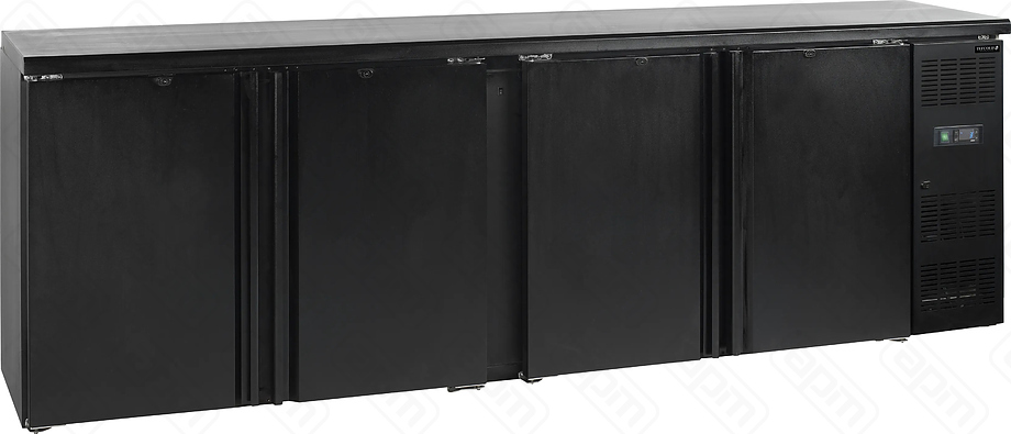 ШКАФ ХОЛОДИЛЬНЫЙ С ГЛУХОЙ ДВЕРЬЮ TEFCOLD CBC410 БАРНЫЙ ЧЕРНЫЙ