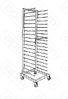ТЕЛЕЖКА ДПЕЧИ ZANOLLI ROTOR WIND 3EG-4EG