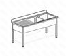 ВАННА МОЕЧНАЯ APACH CHEF LINE L2S207-65LWSH