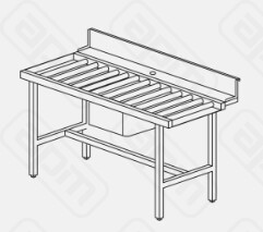 СТОЛ РОЛИКОВЫЙ DIHR T 195 DX