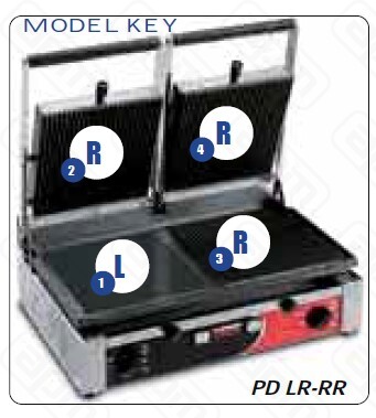 ГРИЛЬ КОНТАКТНЫЙ SIRMAN PD LR-RR TIMER