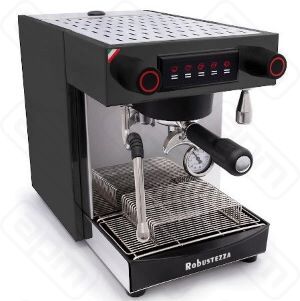 КОФЕМАШИНА АВТОМАТ ROBUSTEZZA RES401E ЧЕРНАЯВЫСОКАЯ ГРУППА 1ФЗАЛИВНАЯ