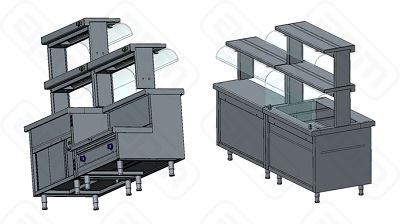 ПОЛКА ДЛИНИИ РАЗДАЧИ KOGAST ST-1N-110LGZR