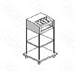 ДИСПЕНСЕР ДЛЯ ПОДНОСОВ И СТОЛОВЫХ ПРИБОРОВ APACH CHEF LINE LEDTC711