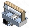 ПРИЛАВОК ХОЛОД ENOFRIGO DOGE ISOLA 1400 RF VT ВСТР СВЕТДУБ