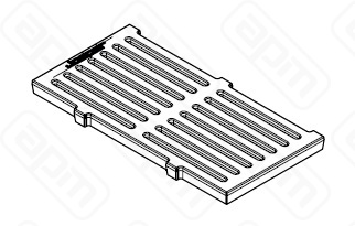 РЕШЕТКА КОЛОСНИКОВАЯ ДПЕЧЕЙ JOSPER 104X46СМ 250165