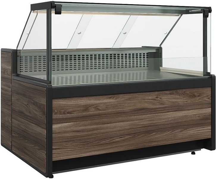 ВИТРИНА ТЕПЛОВАЯ GC111 SH 125-1 1008 ТЕМНЫЙ ДУБ БЕЗ ГАЗЛИФТА П00000103342896