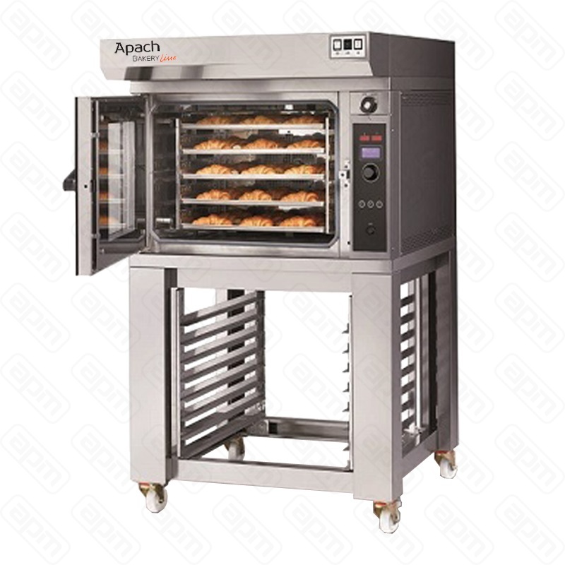 ПЕЧЬ КОНВЕКЦИОННАЯ С ПОДСТАВКОЙ С НАПРАВЛЯЮЩИМИ APACH BAKERY LINE K5P60S DP