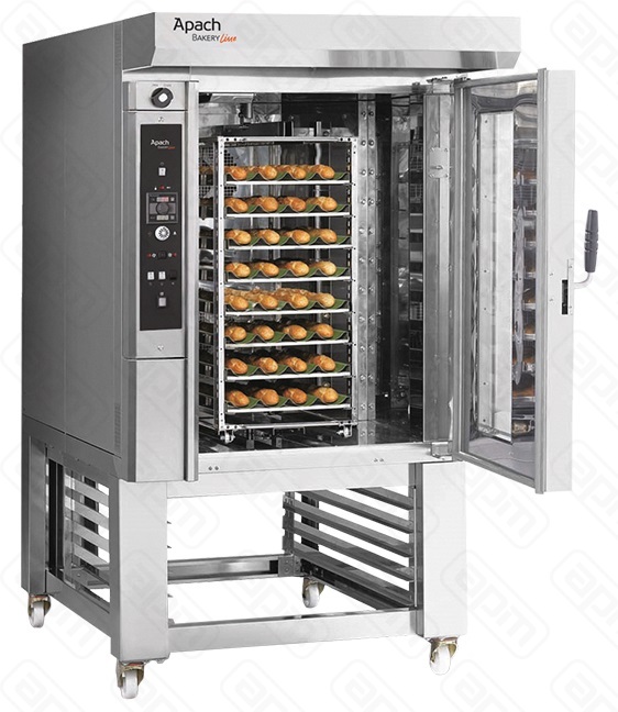 ПЕЧЬ МИНИРОТАЦИОННАЯ ГАЗОВАЯ С ПОДСТАВКОЙ С НАПРАВЛЯЮЩИМИ APACH BAKERY LINE C46CS TSTA