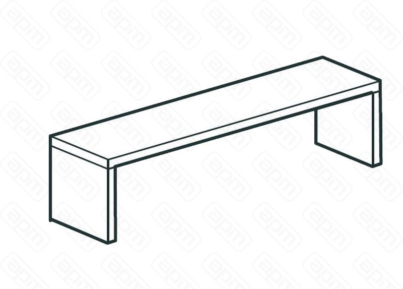 ПОЛКА НАСТОЛЬНАЯ ЗАКРЫТАЯ APACH CHEF LINE LOSC35110T1CS