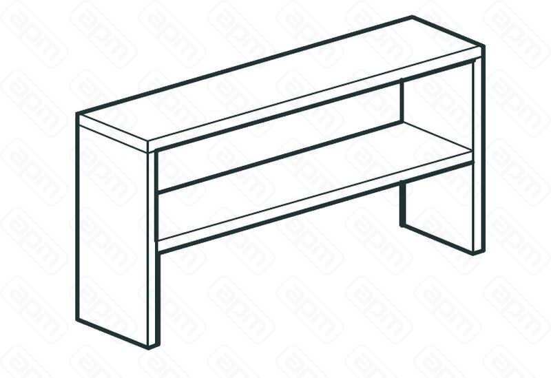 ПОЛКА НАСТОЛЬНАЯ ЗАКРЫТАЯ APACH CHEF LINE LOSC35110T2CS