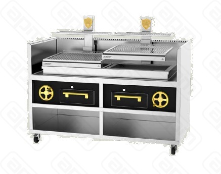 ГРИЛЬ ОТКРЫТЫЙ JOSPER BASQUE PVJ-76-2-2-MB