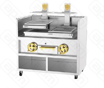 ГРИЛЬ ОТКРЫТЫЙ JOSPER BASQUE PVJ-50-2-1-MB