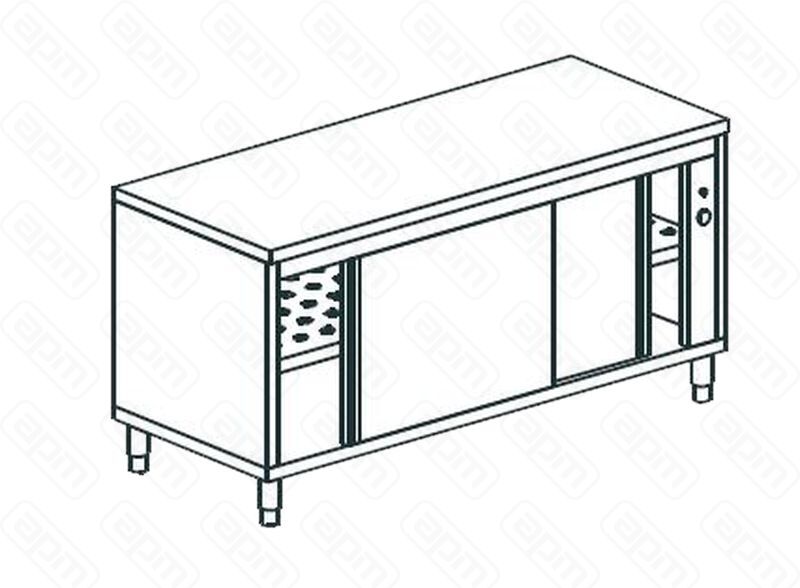 СТОЛ ТЕПЛОВОЙ APACH CHEF LINE LHC611SH2