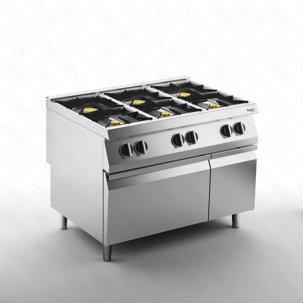 ПЛИТА ГАЗОВАЯ 6 КОНФОРОЧН 900 СЕРИИ APACH CHEF LINE SLRRG129CS