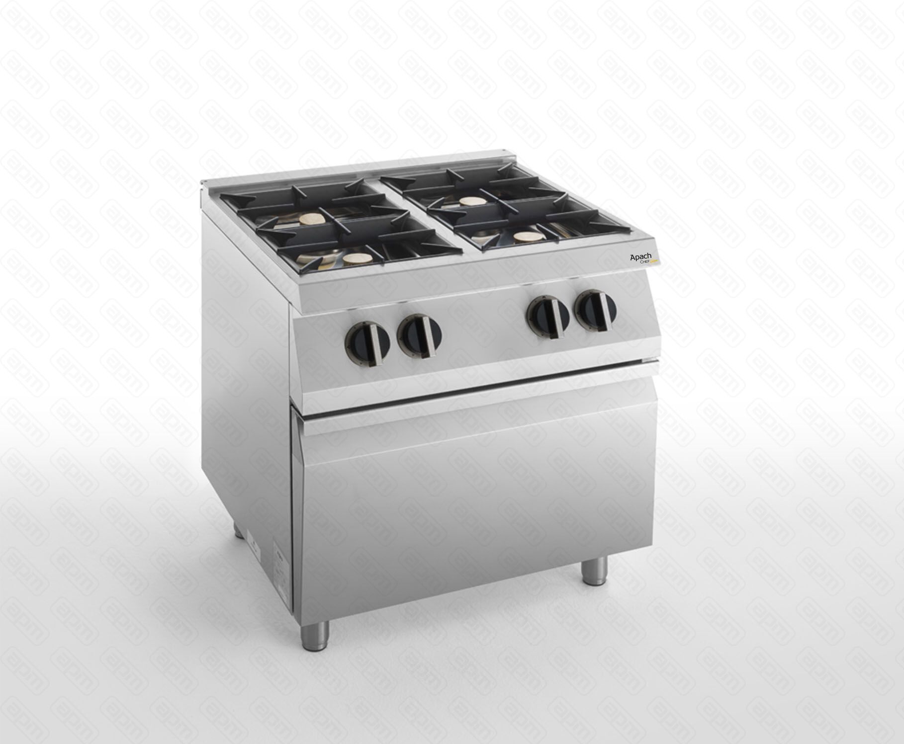 ПЛИТА ГАЗОВАЯ 4 КОНФОРОЧН 700 СЕРИИ APACH CHEF LINE SLRRG87CS