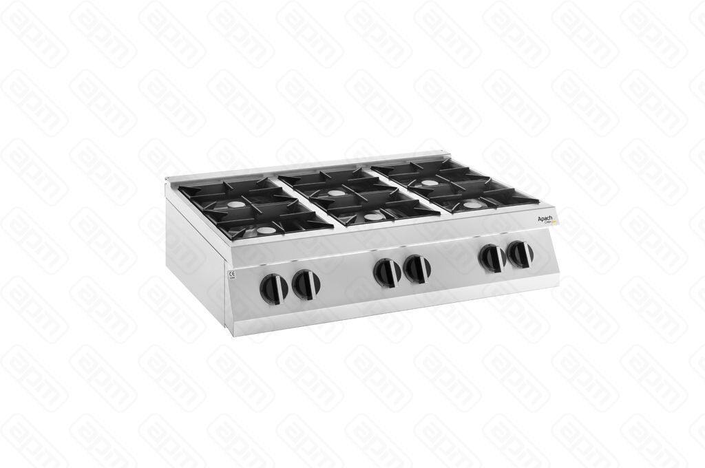 ПЛИТА ГАЗОВАЯ 6 КОНФОРОЧН 900 СЕРИИ APACH CHEF LINE SLRRG129