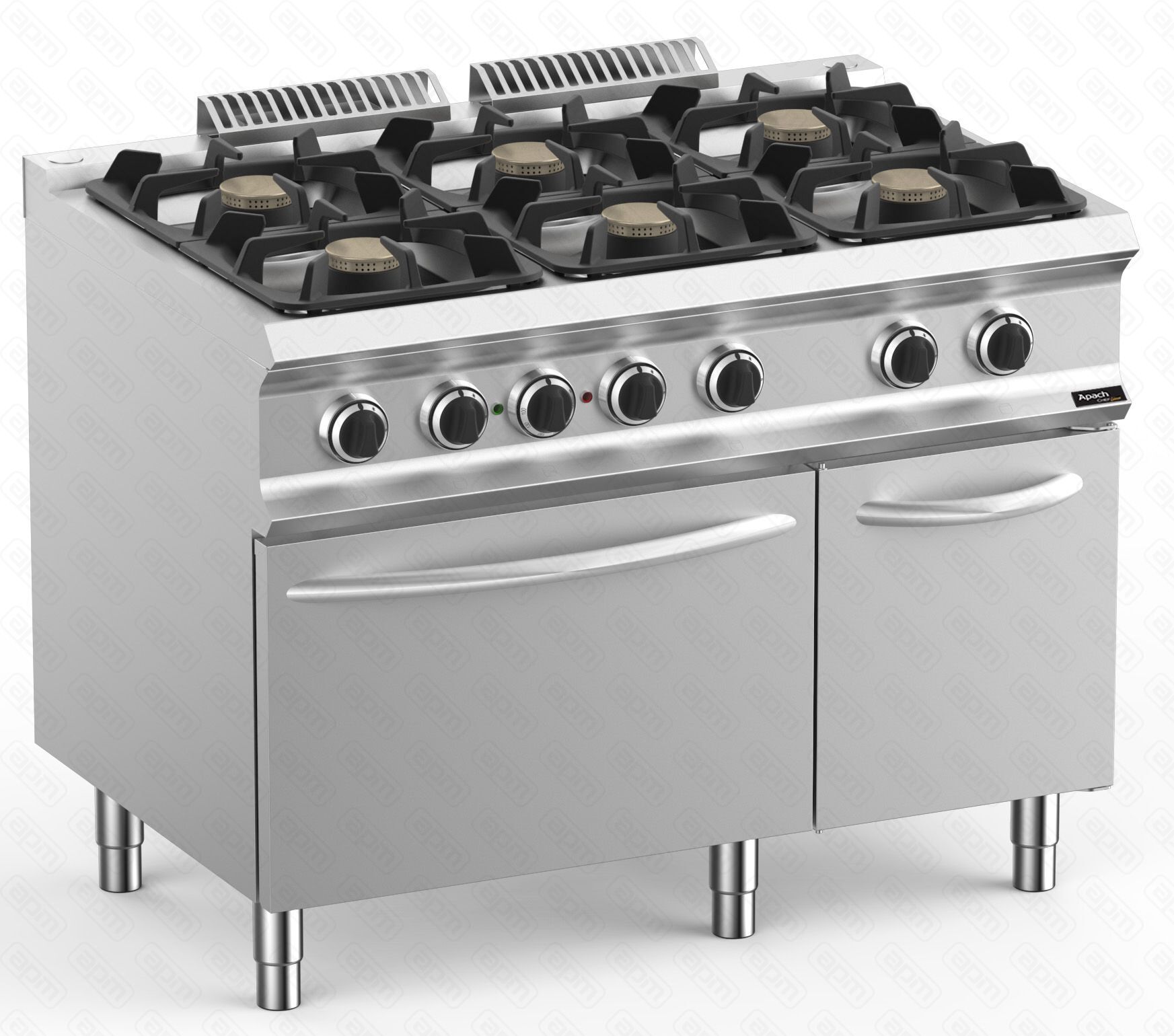 ПЛИТА ГАЗОВАЯ 6 КОНФОРОЧН 700 СЕРИИ APACH CHEF LINE GLRRG117FEP XL