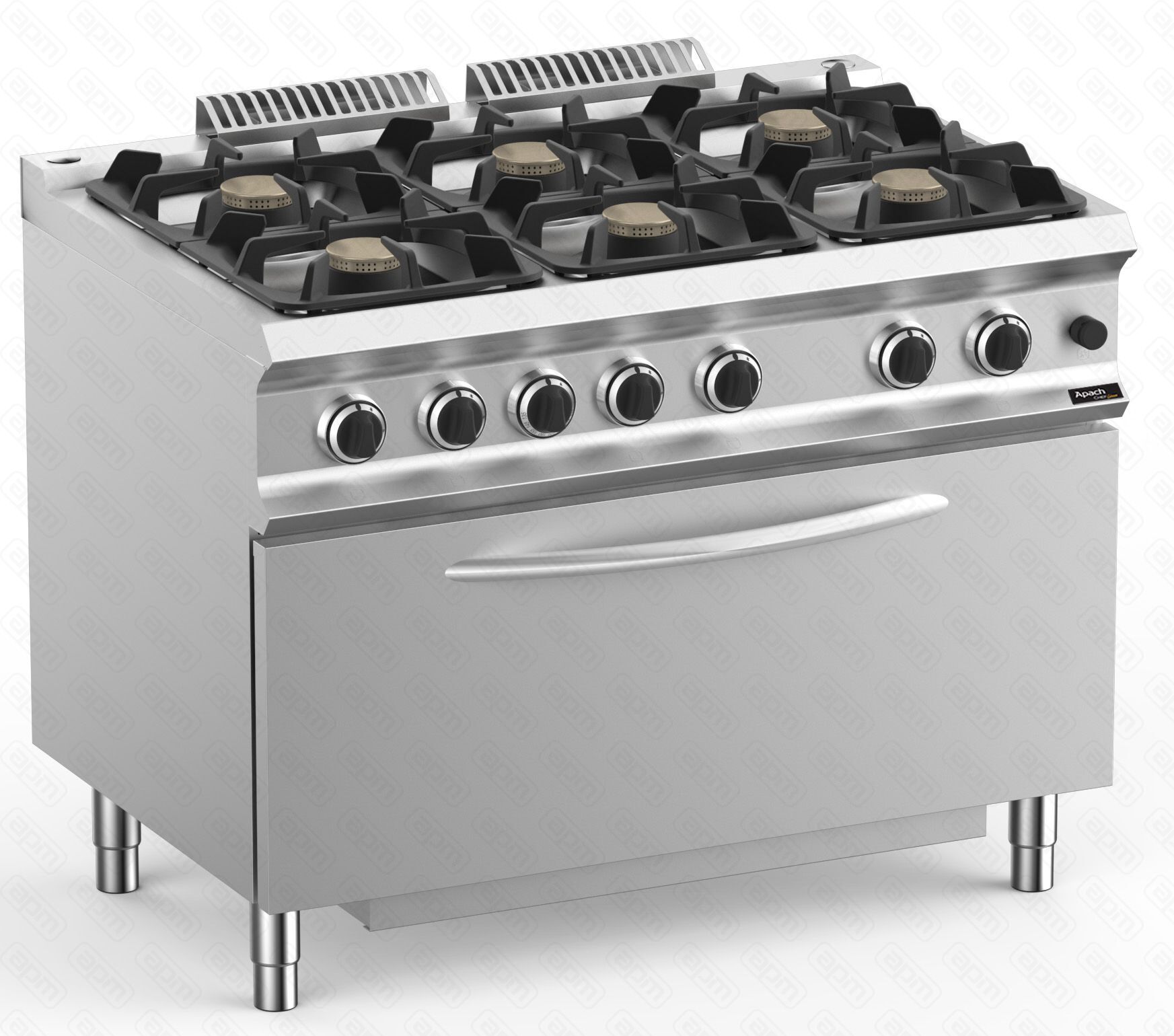 ПЛИТА ГАЗОВАЯ 6 КОНФОРОЧН 700 СЕРИИ APACH CHEF LINE GLRRG117FGP EXTRA