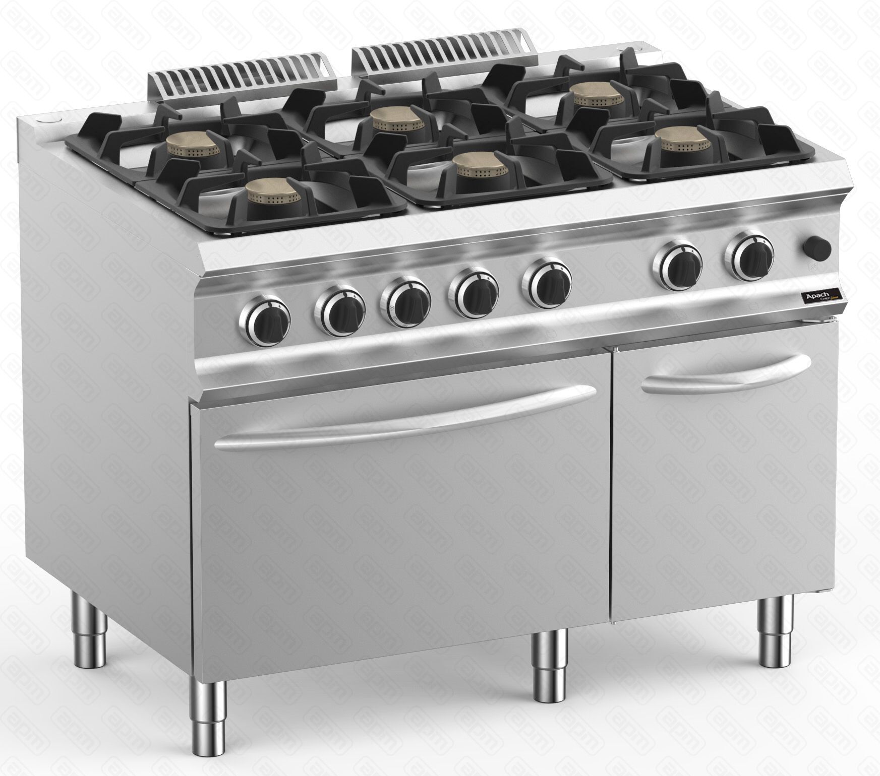 ПЛИТА ГАЗОВАЯ 6 КОНФОРОЧН 700 СЕРИИ APACH CHEF LINE GLRRG117FGP XL