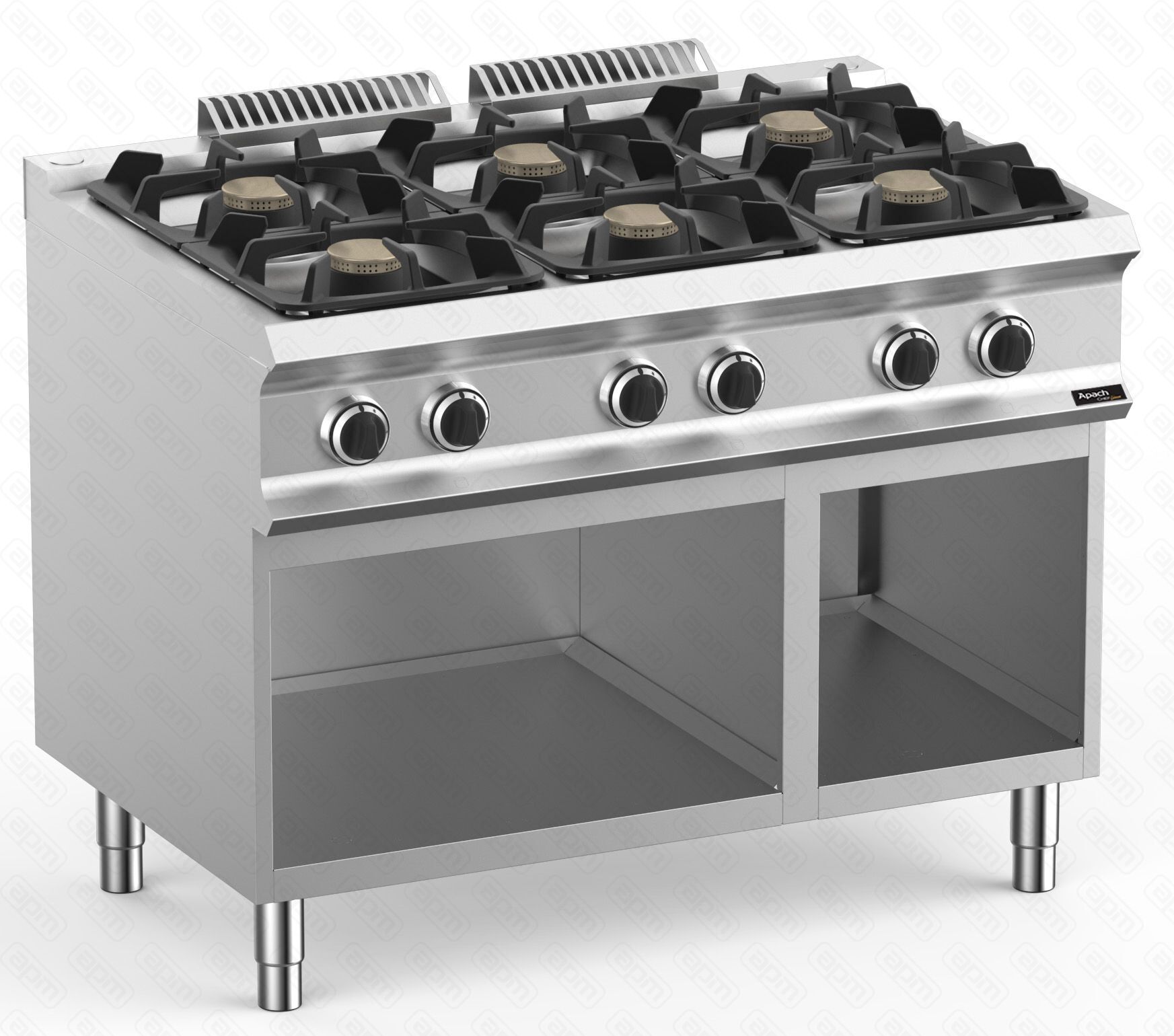 ПЛИТА ГАЗОВАЯ 6 КОНФОРОЧН 700 СЕРИИ APACH CHEF LINE GLRRG117OSP