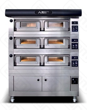 ПЕЧЬ ПОДОВАЯ ДЛЯ ПИЦЦЫ MORETTI FORNI P120E B 181818СМ  ЗОНТ  РАССТОЙКА