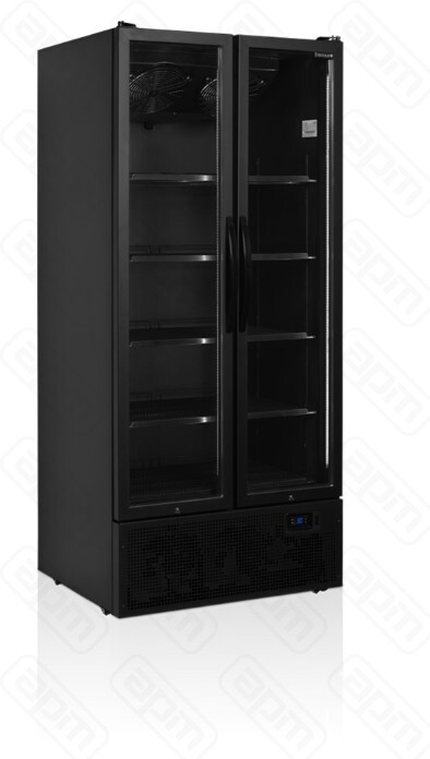 ШКАФ ХОЛОДИЛЬНЫЙ СО СТЕКЛОМ TEFCOLD FS890H BLACK