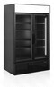 ШКАФ ХОЛОДИЛЬНЫЙ СО СТЕКЛОМ TEFCOLD FSC1200H BLACK