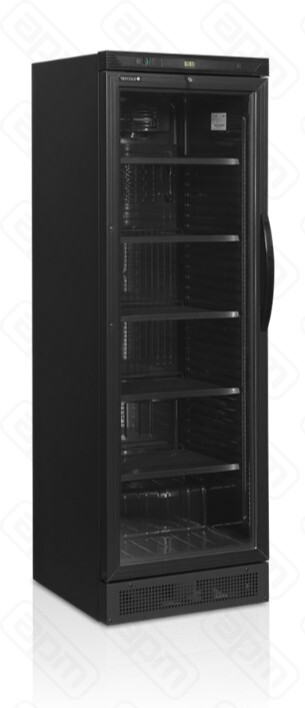 ШКАФ ХОЛОДИЛЬНЫЙ СО СТЕКЛОМ TEFCOLD CEV425 BLACK LH