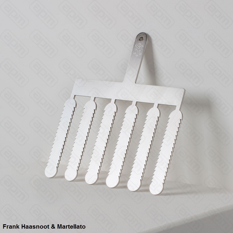 Трафарет для декора FEATHER ECLAIR COMB 12х25см нержсталь дизайн - Frank Haasnoot 20FH05