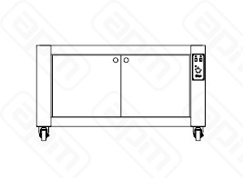 ШКАФ РАССТОЕЧНЫЙ ZANOLLI T POLIS 6CL 3MC