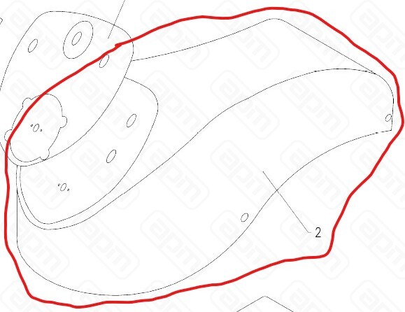 КРЫШКА ДЛЯ МИКСЕРА ROLLMATIC BULL 60 D00939