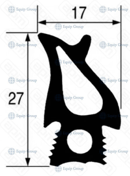 УПЛОТНЕНИЕ ДВЕРИ RATIONAL 2000399P ДCM-SCC 02