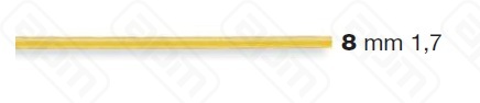 ФОРМА LA MONFERRINA ДЛЯ P6P12 SPAGHETTI 17 MM 8 БРОНЗА